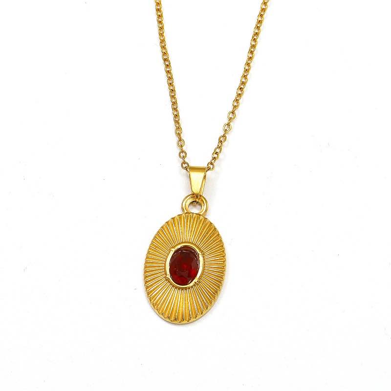Eternal Radiance Necklace (Ruby Red)